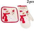 thumbnail image 2 of Ensemble de 2 Gants de Four de Noël Résistants à la Chaleur pour Pot de Cuisson, 2 of 10