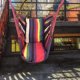 thumbnail image 4 of Hanging Chair, Canvas Swivel Chair, Hanging Chair with Pillow Swivel Chair, Adult Student Dorm Hanging Chair 130x100cm, 4 of 4