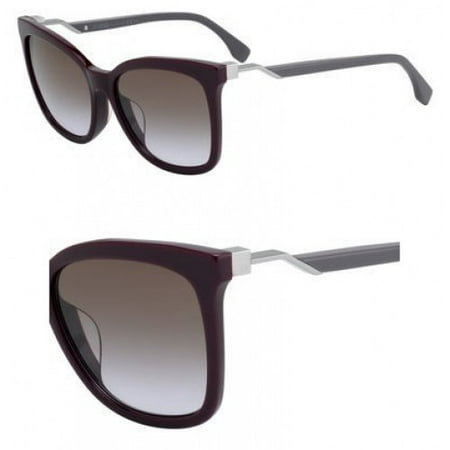 Sunglasses Fendi Ff 244 /F/S 0LHF Opal Burgundy / QR brown violet gradient lens
