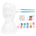 thumbnail image 4 of Figuras Para Pintar, Con Pigmento, Pintura Creativa, Juguete Artesanal, Kit De Pintura De Muñeca De Yeso DIY, Muñeca De Yeso Para Manualidades Y Artes Para Niños, 4 of 7