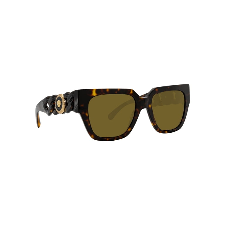 Versace VE4409 108/73 Square Sunglasses – Havana/Brown Amazon.com: Versace VE 4409F 108/73 Brown Plastic Square  main image 2
