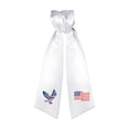 thumbnail image 2 of Independence Day Ribbon Garland Streamer with Embroidered Flag Design, Polyester Decorative Sash for Door Window Party, Multicolor, 54 in x 4 in, 2 of 6