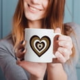 thumbnail image 5 of Cute Brown Heart Aesthetic 11oz Coffee Mug - Love You Mug Christmas Mug Birthday Gifts for Women Mom Girlfriend Aunt Sister Coworker, 5 of 6