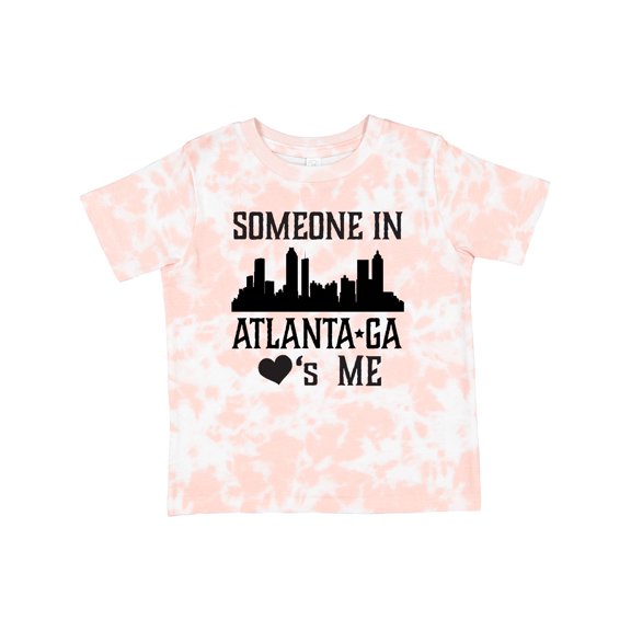 Inktastic Atlanta Georgia Someone Loves Me Skyline Boys or Girls Toddler T-Shirt