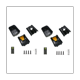 thumbnail image 1 of 2X Caja Plástica de la Batería DCB120 para 10.8V 12V Batería de Iones de Litio Dcb125 Dcb127, 1 of 6