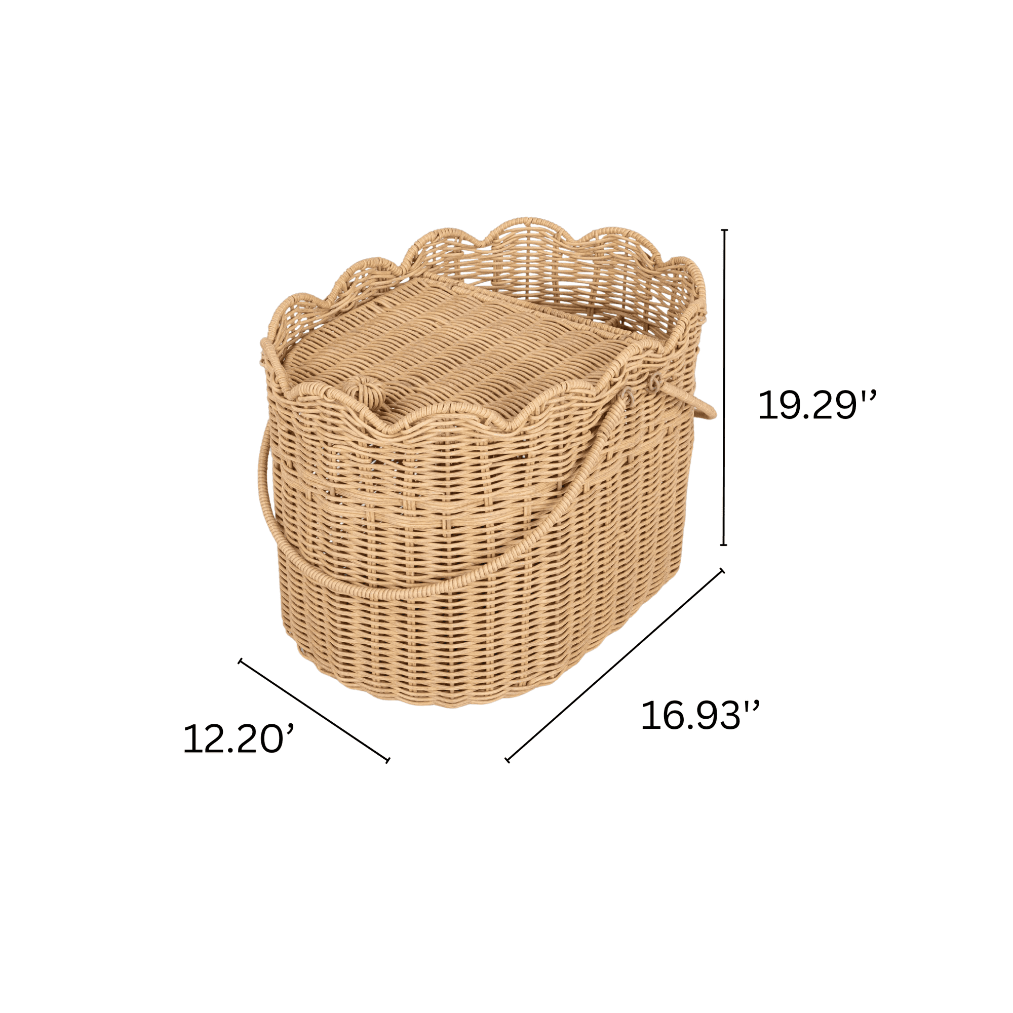 Better Homes & Gardens Rattan Picnic Basket