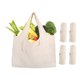thumbnail image 2 of Bolsas De Mano Reutilizables Grandes Plegables De Algodón De 31X47Cm, Bolsa De Supermercado, Bolso De Mano Grande, Bolso De Hombro Para Mujer Eigraketly HA019034-00, 2 of 6