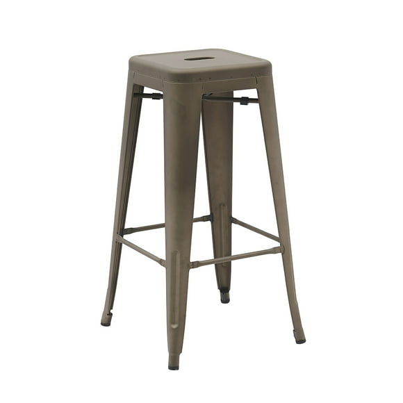 BANCO TOLIX PARA BARRA RESTAURANTE VALENCIA 75 CM GRIS