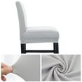 thumbnail image 3 of Bar Stools Kitchen Furniture Breakfast Bar High Seat Chair Stool Cover (Only Cover,No Chair) (Gray), 3 of 5