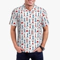thumbnail image 1 of Balery Lighthouse And Beacon Camisa Polo de Hombre con Estampado, de Manga Corta y Tejido Medio, Camisa Tipo Golf Polo-4X-Large, 1 of 6