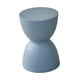 thumbnail image 3 of Taburete pequeño redondo para pies, taburete para cambiar zapatos, asiento sencillo y moderno, otomano versátil. Gris azul, 3 of 9