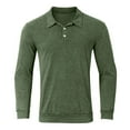 thumbnail image 4 of Bcfgryg Distressed Long Sleeve Shirts For Stylish Casual Men’S Formal Dress Shirts Green, 4 of 4