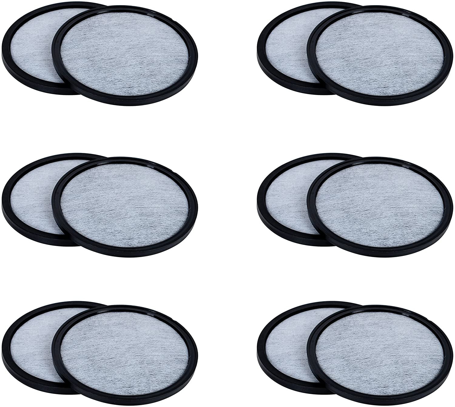K&J 12Pack of Compatible Mr. Coffee Water Filter Discs Universal Fit
