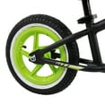 thumbnail image 4 of Huffy 12-inch Lil Cruzer Balance Bike for Kids, Black and Neon Green, 4 of 6