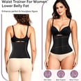 thumbnail image 4 of Vaslanda 2PCS Waist Trainer for Women Corset Shapewear Tummy Control Slimming Body Shaper, 4 of 6