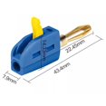 thumbnail image 3 of 8 piezas de conectores tipo banano de corriente alta de 4mm para conexión rápida bañados en oro Terminal de 32A, 3 of 8