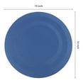 thumbnail image 4 of Unique Bargains Set of 6 Round Placemats for Kitchen Dining Table Decor Blue, 4 of 7