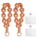 thumbnail image 1 of Uxcell 2 Pcs Correa para Muñeca de Teléfono con Pestañas de Sujeción, Pulsera Lanyard para Teléfono Celular Hecha a Mano para Mujeres y Niñas, Naranja Claro, 1 of 7