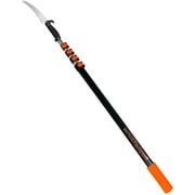 Angle View: Manual Pruning Pole Saw - 12 Foot Hand Pruning Saw for Tree Trimming, High Reach Tree Pruner with Extension Pole