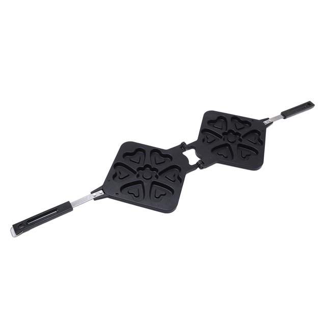 Waffle Maker Pan, Aluminum Alloy Double Sided Breakfast Maker Nonstick Compact for Apartment