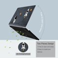 thumbnail image 3 of Laptop Skin for MacBook Pro 16 inch A2141 2020 2019 with Touch Bar & Touch ID, Plastic Laptop Hard Shell Protective Case & Keyboard Cover Skin for MacBook Pro 16 inch,Astronaut Rocket, 3 of 7