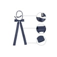 thumbnail image 4 of INSPIRE CHIC Unisex Pre-tied String Bow Tie String Tie Solid Color Bowknots Dark Blue One Size, 4 of 5