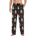 thumbnail image 3 of GZHJMY Christmas Tree Pajama Pants for Men, Lounge Pants Lightweight Men Pajama Bottoms with Drawstring Pockets, Christmas New Year Birthday Gifts, Medium, 3 of 6