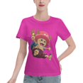thumbnail image 1 of T-Shirt Basique à Manches Courtes pour Femmes une Pièce Chopper, 1 of 6
