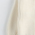 thumbnail image 5 of Caqnni Baby Girl Knit Cardigan Sweater Knitwear Coat Toddler Fall Winter Clothes Cardigan Sweaters Coats Sweatshirt Sweater （5-6 Years，Beige）, 5 of 8