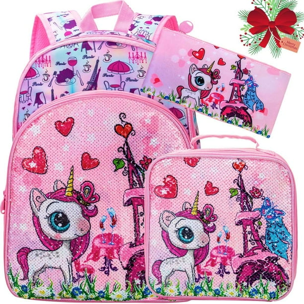Sequin unicorn shop backpack