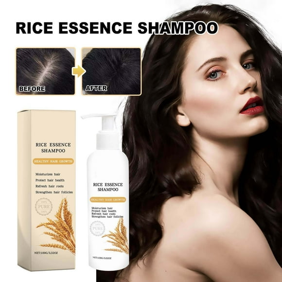 Shampoo Biotin Rice Water For - Natural Thickening Shampoo 100ml