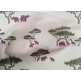 thumbnail image 4 of oneOone Organic Cotton Voile Fabric Tree & Animals Ikat Fabric Prints By Yard 42 Inch Wide, 4 of 4