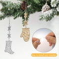 thumbnail image 3 of FT HITA Christmas Tree Ornament String Hangers 300 PCS Easy Snap Ribbon Fastener Metallic Decorating String Hooks for Hanging Christmas Tree Decorations, 3 of 6