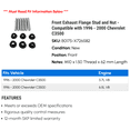 thumbnail image 2 of Front Exhaust Flange Stud and Nut - Compatible with 1996 - 2000 Chevy C3500 1997 1998 1999, 2 of 2