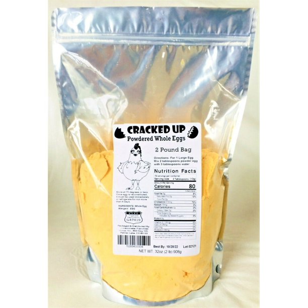 Eggs Whole Powdered 2 Pounds 32 Oz Best Prices Fast Priority Shipping Makes 70 Large Eggs Emergency Survival Camping Walmart Com Walmart Com