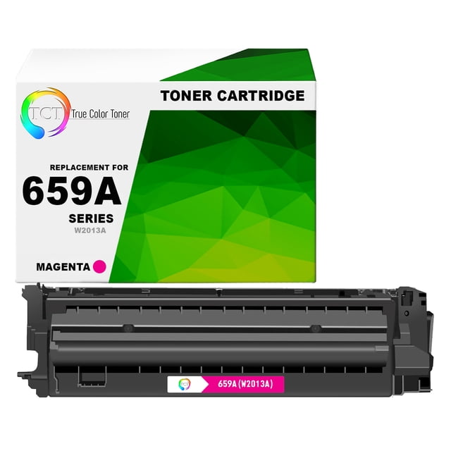 TCT 659A Magenta Toner Cartridge - Compatible Replacement for HP 659A W2013A Works With Color LaserJet Enterprise M856 M856dn,MFP M776dn MFP Flow M776x Printers (13,000 Pages)