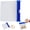 Blue, variant on Reusable Clear Zipper Bags Mini Waterproof Storage Pouches for Travel Vitamins Daily Supplements - 1 Pack