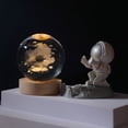 thumbnail image 1 of Bola de cristal con sistema solar tallado en 3D con láser, luz nocturna, decoraciones de escritorio para el hogar, base luminosa de bola de cristal, 1 of 5
