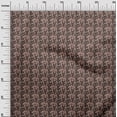 thumbnail image 3 of oneOone Polyester Lycra Brown Fabric Leaves Craft Projects Decor Fabric Printed By The Yard 56 Inch Wide, 3 of 4