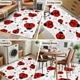 thumbnail image 6 of Cartoon Animals Large Area Rugs for Bedroom Living Room, Soft Non Slip Carpet Bedside Rug, Funny Modern Simple Red Love Stripes Rectangular Floor Cover Kitchen Accent Rug 3'x5' for Dining Room/Office, 6 of 9