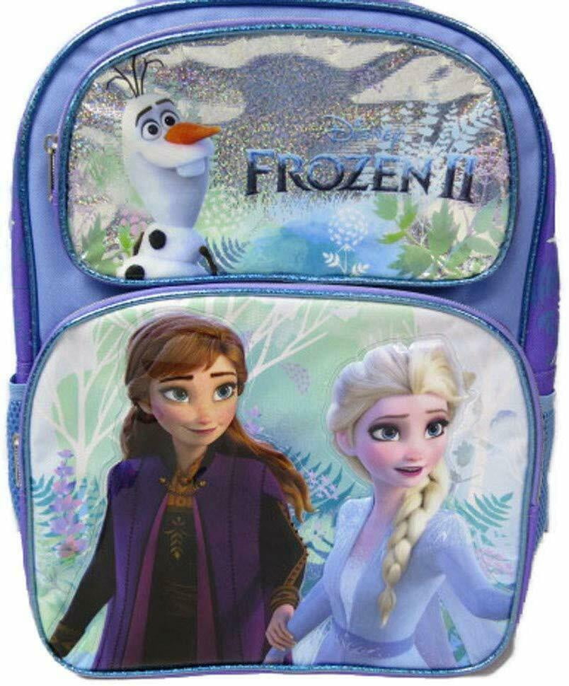 Disney Frozen Anna and Elsa Large Backpack 16" New 