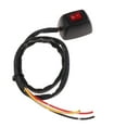 thumbnail image 1 of S SERENABLE 12V 10ACar Sticky Push Button Switch ON OFF Control with Red Light Ship Form, 1 of 9