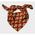 thumbnail image 3 of Bimba Red Floral Damask Pure Silk Printed Head Bandanas Summer Neck Wrap Scarf 40 x 40 Inches, 3 of 6
