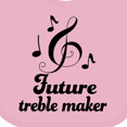 thumbnail image 4 of Inktastic Future Treble Maker Funny Music Girls Baby Bib, 4 of 4