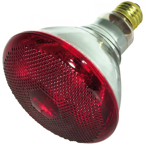 Satco S4751 Medium Light Bulb in Bronze/Dark Finish, 5.31 inches, 1 Count (Pack of 1), Red Heat