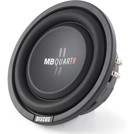 good fortune 400 Watt Max 200 Watt RMS Shallow Subwoofer, Slim Car & Powersports Speaker, Discus