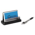 thumbnail image 2 of Rolodex Distinctions Business Card Holder, Capacity 50 2 1/4 x 4 Cards, Metal/Black, 2 of 2