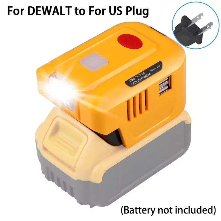 Power Inverter Generator for Dewalt Battery DC 20V to AC 110V 220V Power  Station