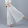 thumbnail image 6 of Womens Chiffon Dance Pants Modern Dance Latin Women High Waist Loose Wide Leg Pants Casual Dancing Pants Trousers, 6 of 6