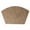 Khaki, variant on Fan-Shaped Placemats for Dining Table Durable Heat Resistant Washable Place Mat for Round Table Wedge Shaped Placemats